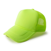 5 Panel Mesh Back Trucker Cap - Fluorescent Green