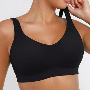 Adjustable Wide Strap Sports Bra