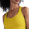 Cross Back Sports Bra - Yellow