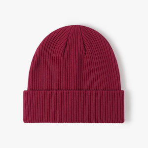 Cotton Rib Knit Beanie