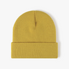 Knit Cuff Beanie - Brass