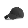 Adjustable Structured Cotton Baseball Cap - Black