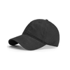 Cotton Unstructured Adjustable Baseball Cap - Black