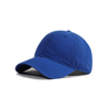 Cotton Unstructured Adjustable Baseball Cap - Blue